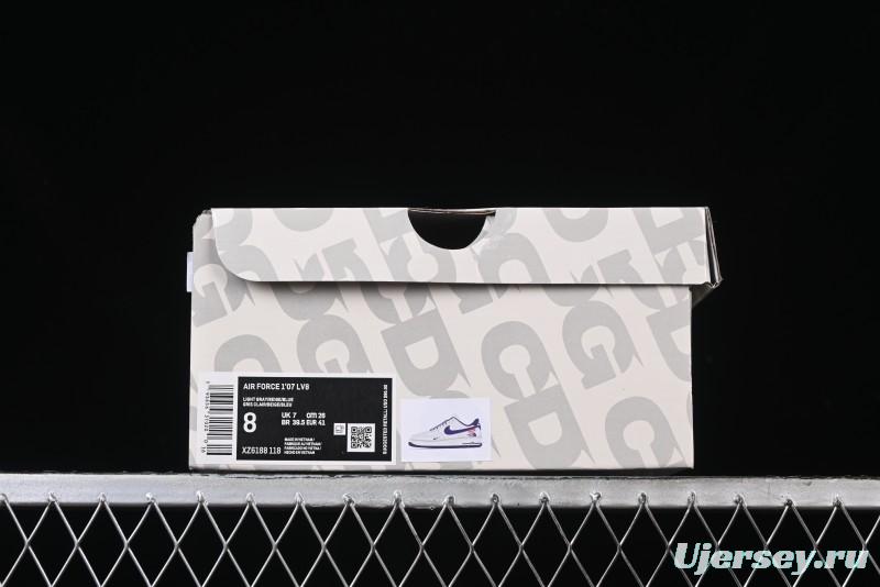 Nike Air Force 1 '07 Low Supreme The North Face Collaboration - Pig Eight Navy Blue Casual Sneakers - XZ6188-118