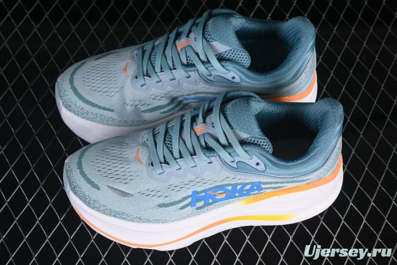 HOKA ONE ONE Bondi 9 Cushioned Running Shoes with Soft EVA Midsole - 1162011 GYBU