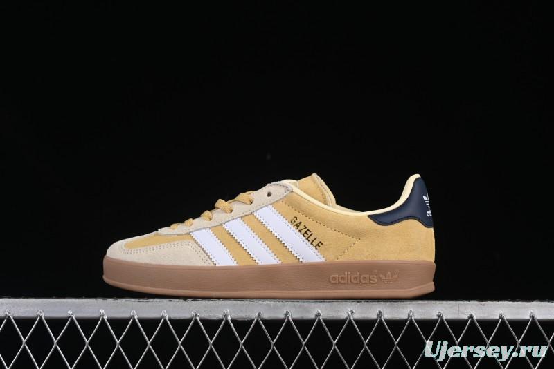 Adidas Originals Gazelle Indoor JI3523 Retro Casual Slip-Resistant Wear-Resistant Low-Top Sneakers - JI3523