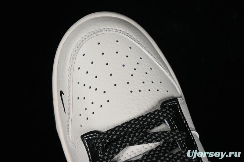 Nike Supreme x SB Dunk Low Stone Island Collaboration - Beige Black Starry Sky Anniversary Custom Low-Top Casual Skate Shoes - BB9866-003