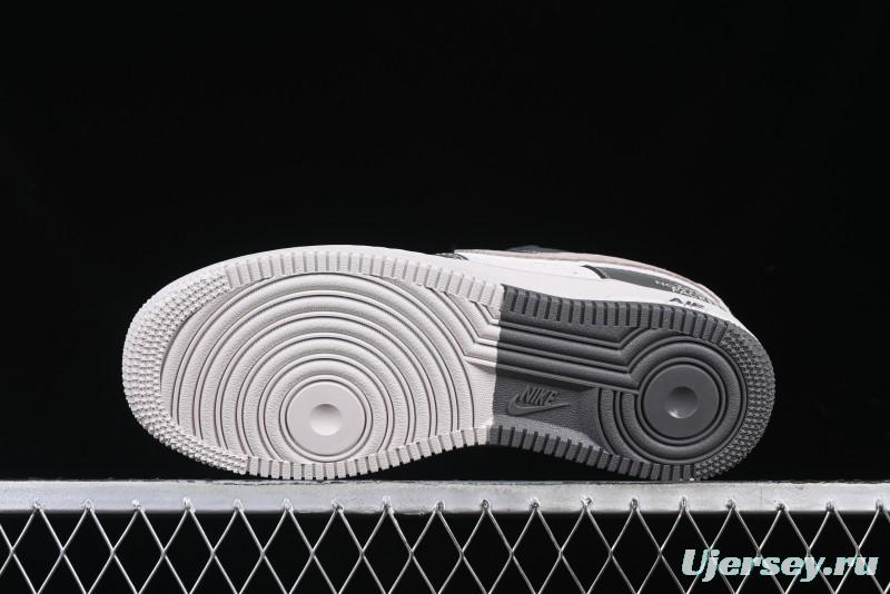 Nike Air Force 1 '07 Low North Face Collaboration Light Grey Two-Tone Low-Top Casual Sneakers - DM6688-046