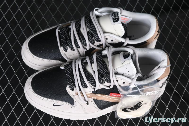 Nike Travis Scott x Fragment Design x Air Jordan 1 Low OG SP AJ1 Collaboration Sneakers - XS3186-200