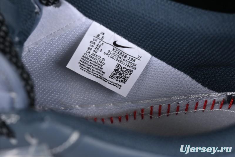 Nike Air Force 1 '07 Low Stussy Collaboration Bright Blue Black Swoosh Low-Top Casual Sneakers - XZ3328-198