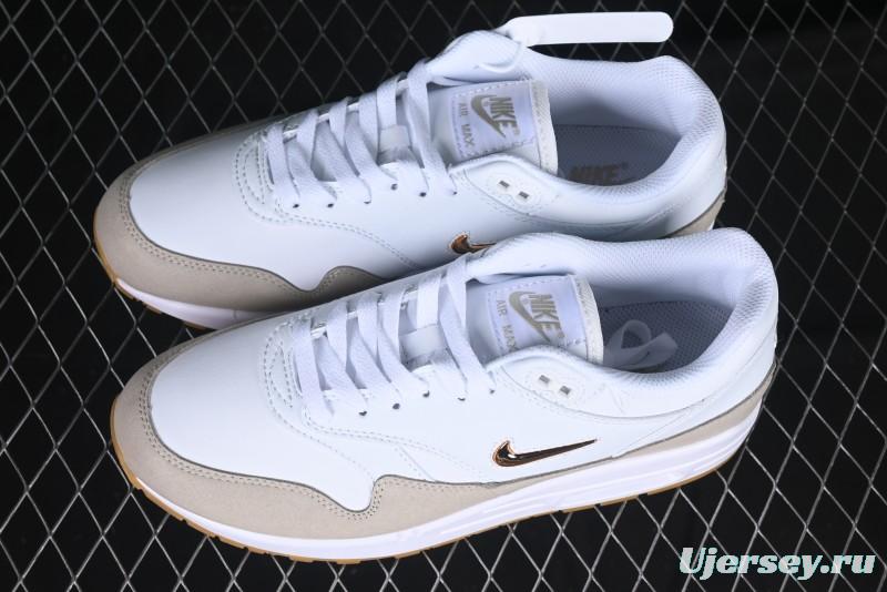 Nike Air Max 1 Retro Running Shoes with Half-Sole Air Cushion - AA0512-100