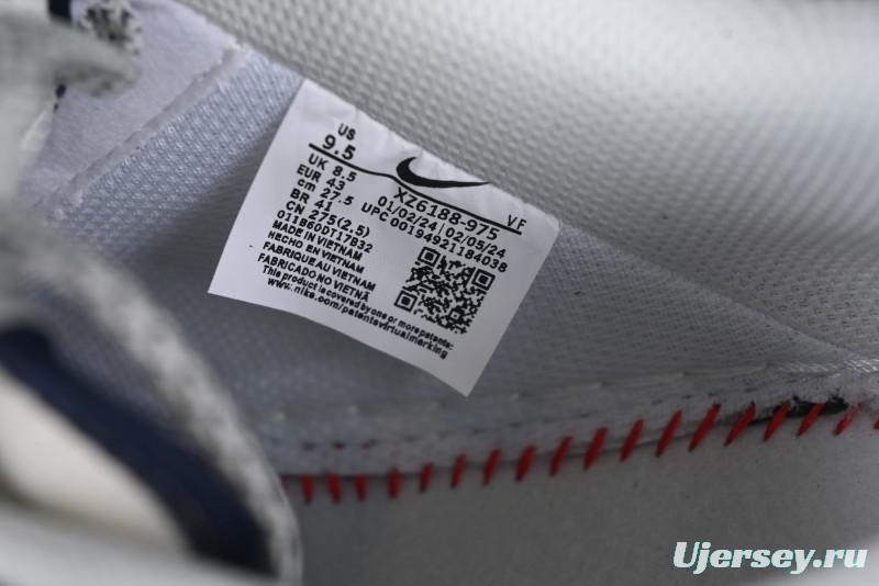 Nike Air Force 1 '07 Low The North Face Collaboration Beige Grey Navy Swoosh Casual Sneakers - XZ6188-975