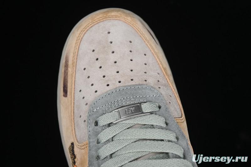 Nike Air Force 1'07 Low "Kakarot" Dragon Ball Z Custom Casual Sneakers for Autumn Winter - CD1212-666