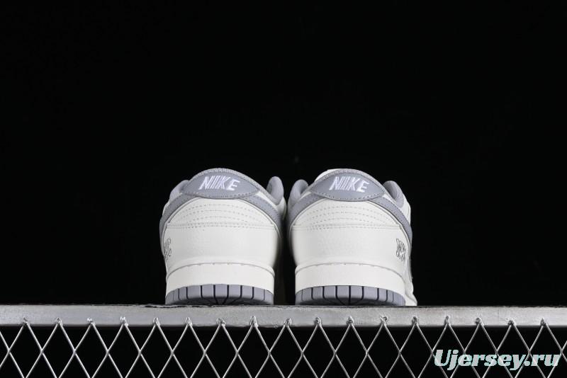 Nike SB Dunk Low NYC Collaboration Light Gray Low-Top Casual Skate Shoes - NC2103-302
