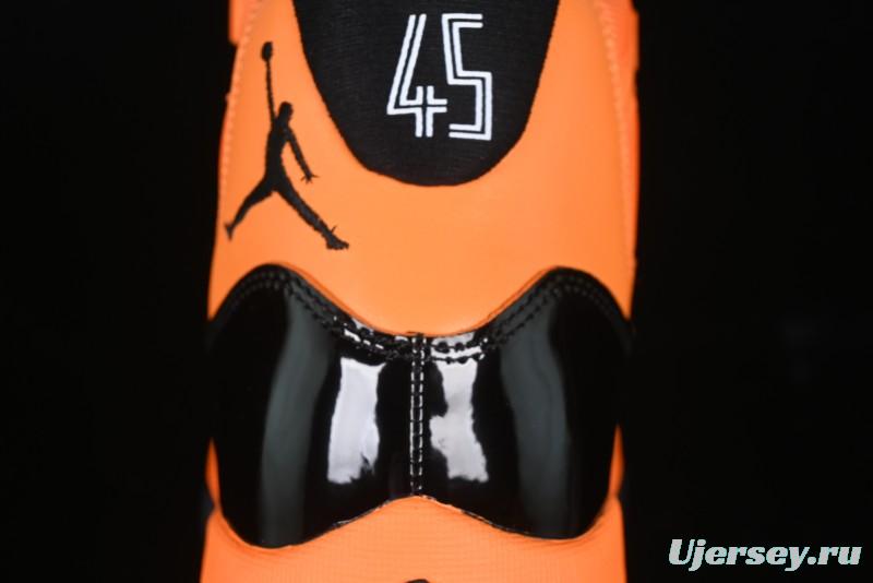 Nike Air Jordan 11 Retro High Top Basketball Shoes in Black/Orange - CT8012-800