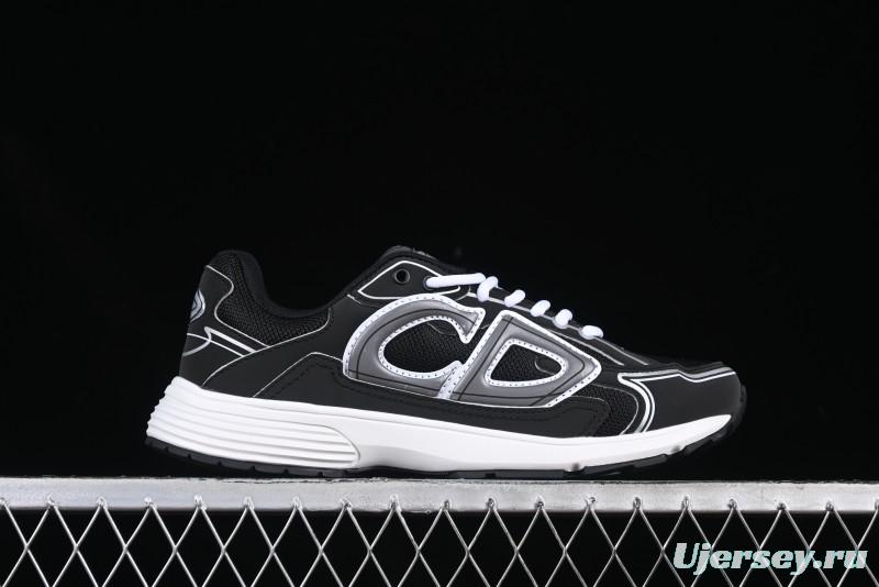 Dior B30 Sneakers with Reflective CD30 Logo and Lightweight Rubber Sole - CD30
