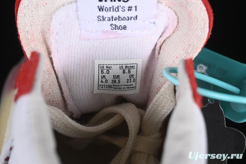 Palm Angels x Vans Sk8-Mid Mid-Top Casual Skate Shoes with Vintage-Inspired Design - VN000CRPGRN