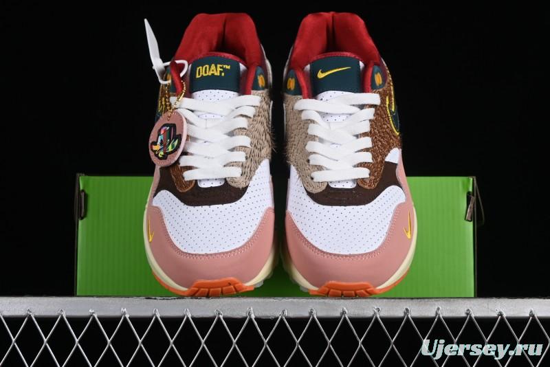 Nike Air Max 1 Retro Running Shoes with Half-Sole Air Cushion - HO2639-100