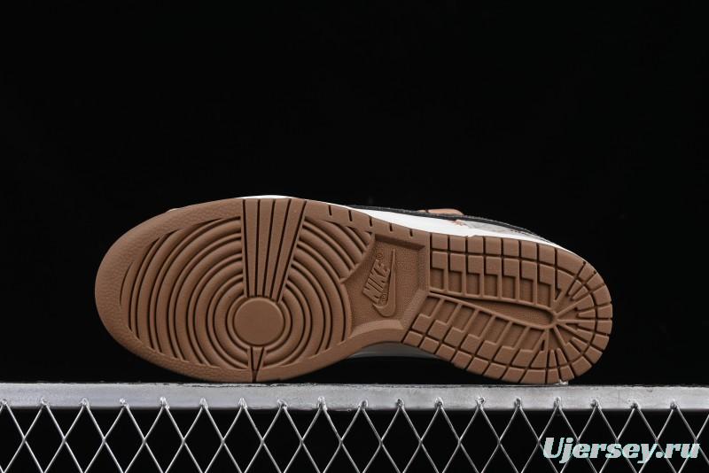 Nike Dunk Low Retro Vintage Distressed Graffiti Deconstructed Casual Sneakers - FB7160-161