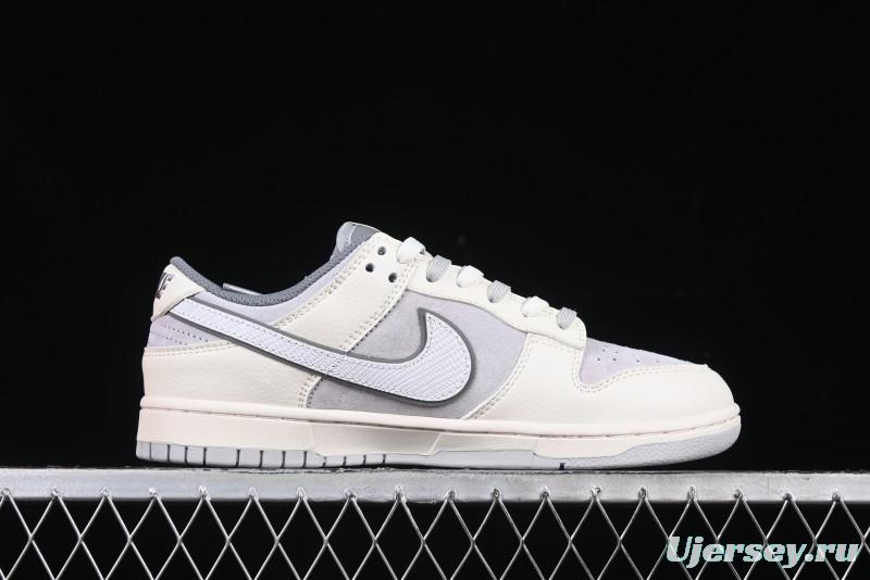Nike SB Dunk Low The North Face Year of the Snake Light Grey Hook Anniversary Custom Low-Top Casual Skate Shoes - DM6868-007