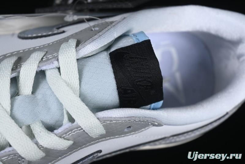 Nike Air Jordan 1 Low OG Retro Basketball Shoes Snake Year Limited Edition Silver Snake - HF3144-100