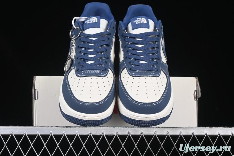 Nike Air Force 1 '07 Low Teddy Bear Collaboration Suede Blue Low-Top Casual Sneakers - KK1988-054