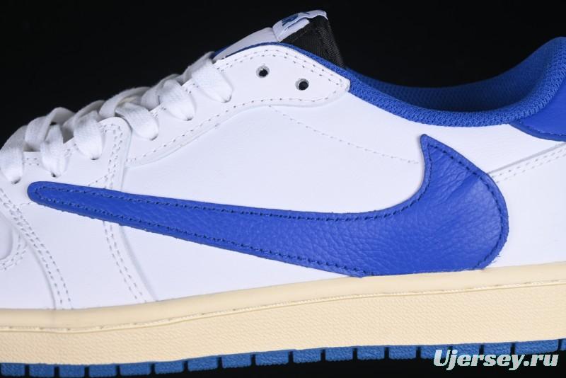 Nike Travis Scott x Air Jordan 1 Low OG AJ1 Reverse Swoosh Sneakers - DM7866-104