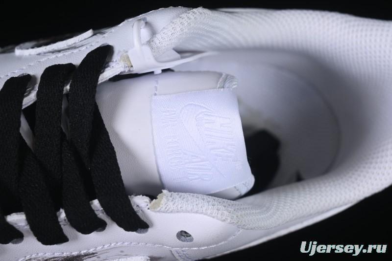 Nike Air Force 1 '07 Low Casual Sneakers with Chinese Ink Painting Design - ZH0316-062