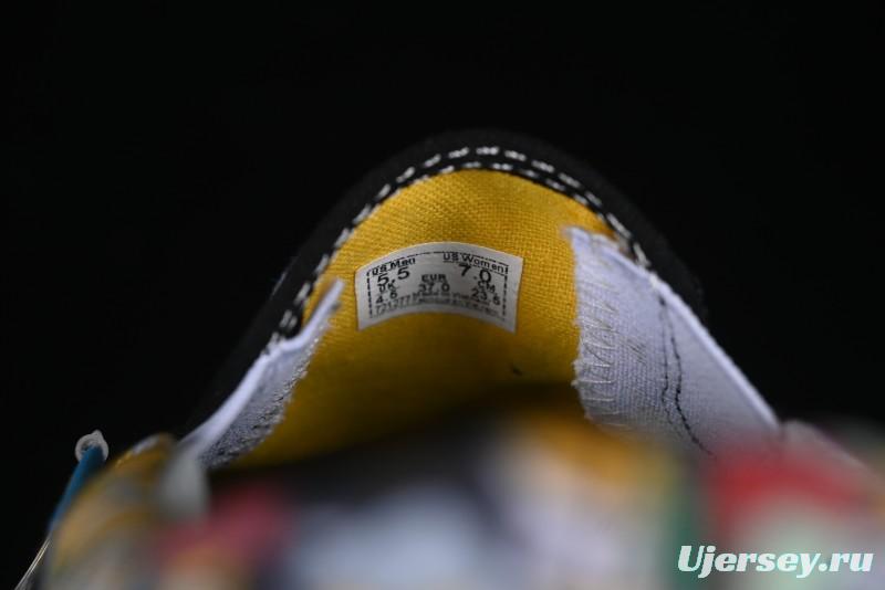 Vans Slip-on Pro Simpson Family All Over Print Low Top Skate Shoes - VN0A3WMD1TJ