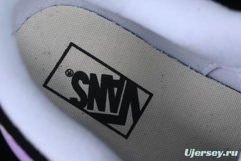 Vans Knu Skool Purple Grape Love Comfortable Fashion Slip-Resistant Wear-Resistant Low-Top Casual Skate Shoes - VN0009QC6BT1