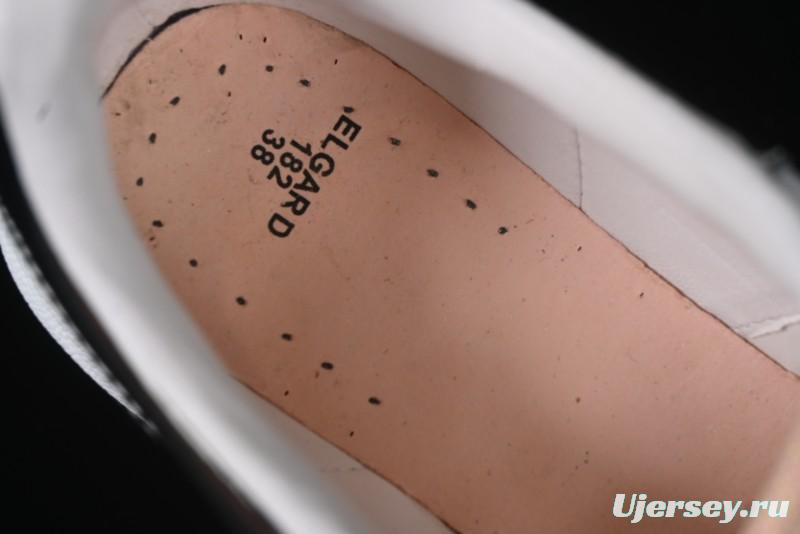 Alexander McQueen Oversized Sneakers with Mirror Silver Heel - White Leather Lace-Up Shoes