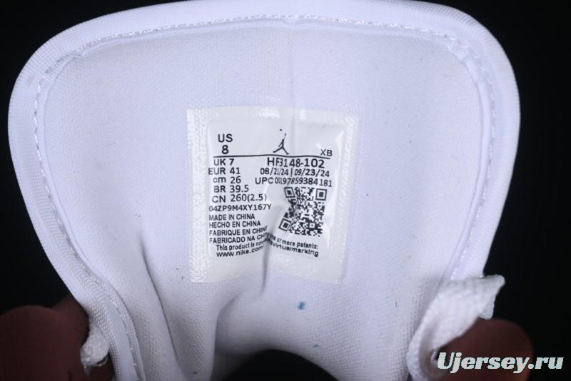 Nike Air Jordan 1 Low AJ1 White University Red Casual Sneakers - HF3148-102