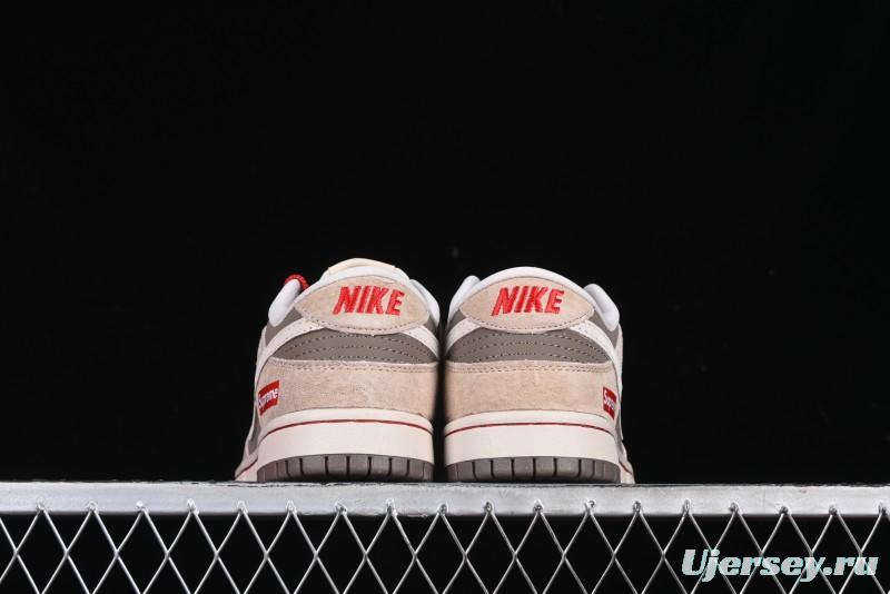 Nike SB Dunk Low Supreme Year of the Snake Limited Edition Anniversary Custom Casual Skate Shoes - AG3702-851