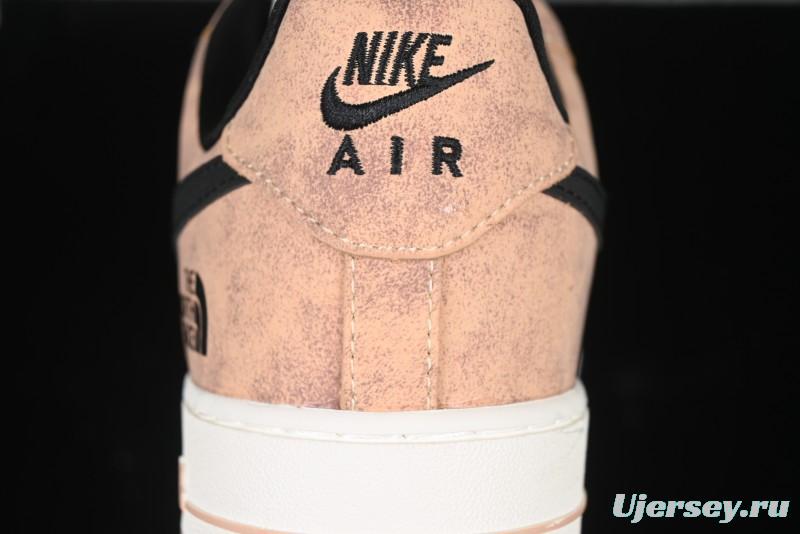 Nike Air Force 1'07 Low The North Face Collaboration - Mesh Brown Low-Top Casual Sneakers - KK1988-031