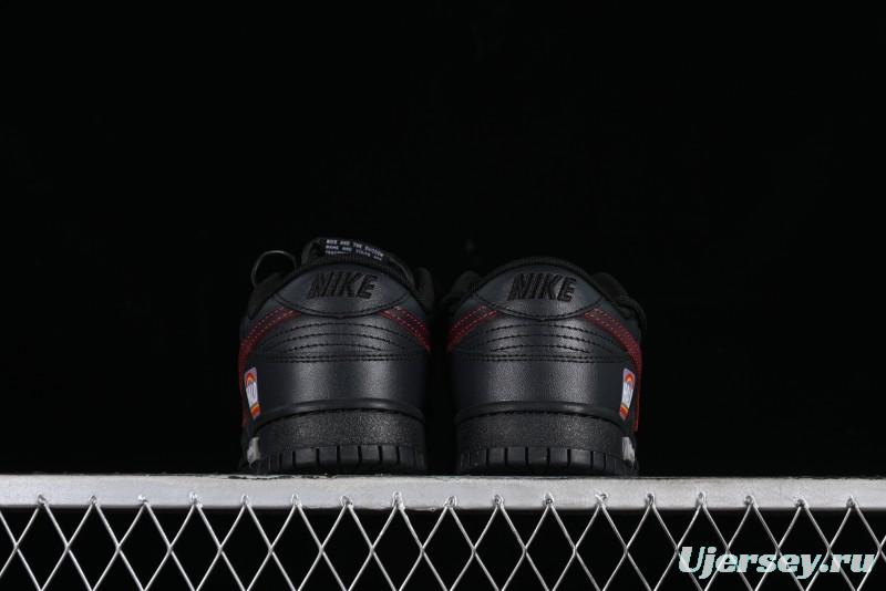 Nike Dunk Low Panda Prank Universe Exploration - Boundless Abyss Cool Black SB Strap Low Top Casual Skate Shoes - DV0831-002