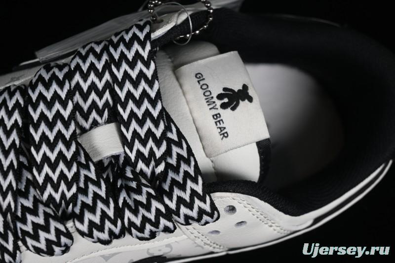 Nike SB Dunk Low LV Collaboration - Beige Black Violent Bear Anniversary High-End Custom Low-Top Casual Skate Shoes - SJ2068-239