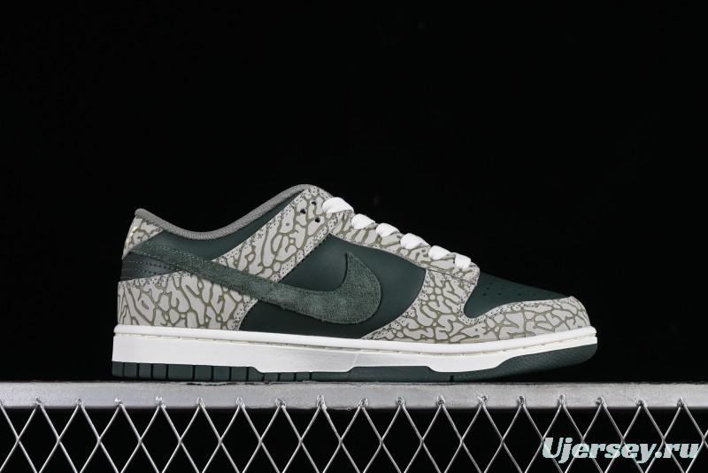 Nike Dunk Low Urban Landscape 2.0 Cracked Suede SB Low-Top Casual Sneakers - HF4878-053