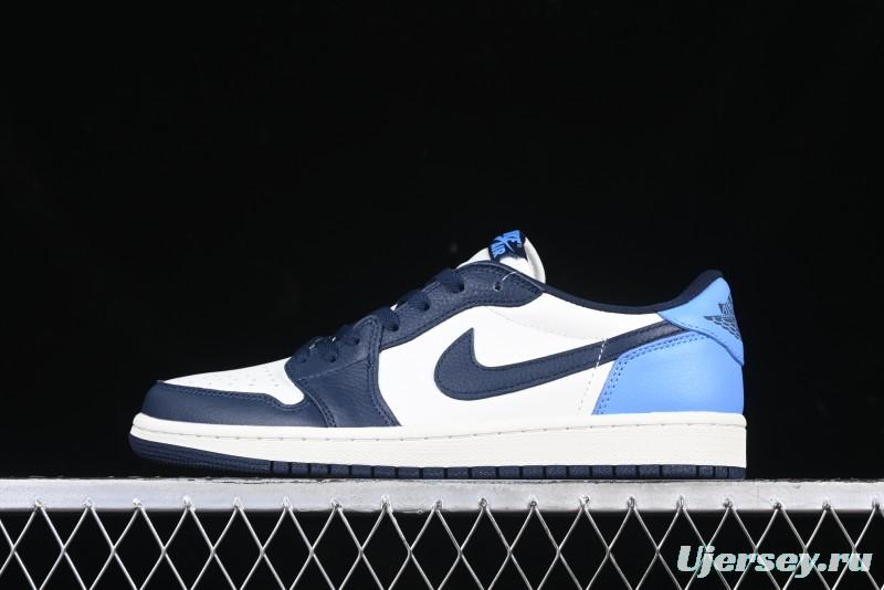 Nike Air Jordan 1 Low OG Obsidian AJ1 Low-top Lifestyle Basketball Shoes - CZ0790-400