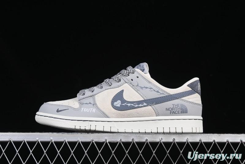 Nike SB Dunk Low The North Face Collaboration Anniversary Edition Customized Low-Top Casual Skate Shoes - DJ2024-105