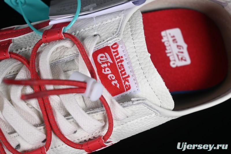 OnitsukaTiger Mexico 66 Low-Top Lace-Up Casual Running Shoes - 1183C216-100