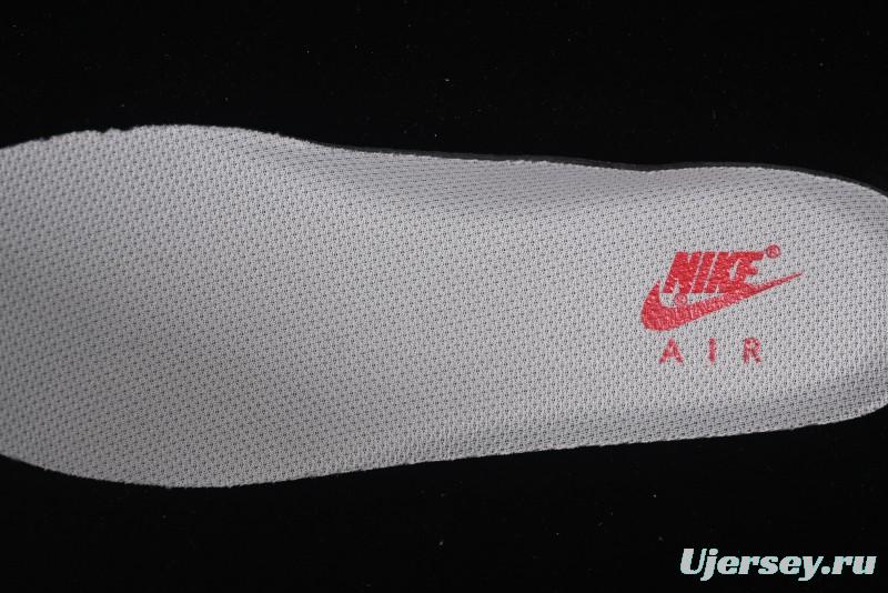 Nike Air Force 1 '07 Low Nezha Collaboration Grey Red Swoosh Casual Sneakers - DF0188-046