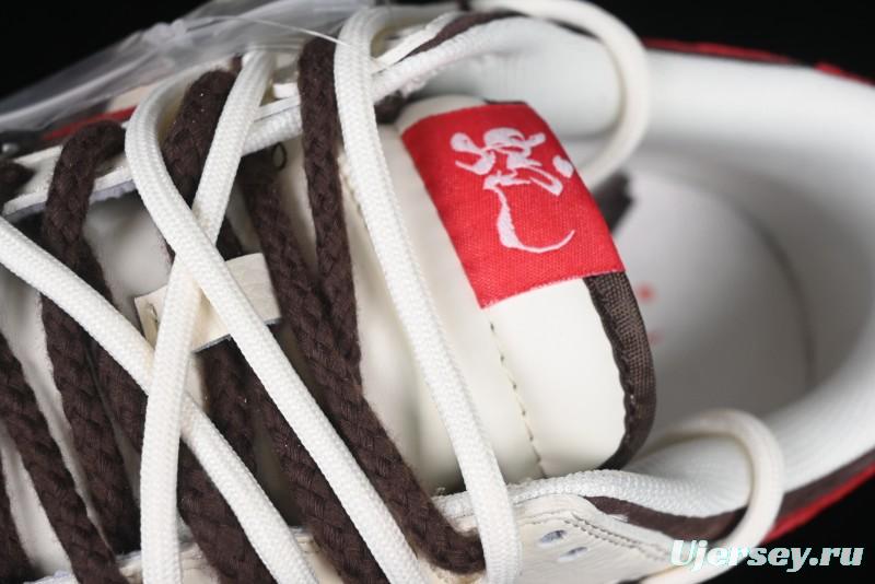 Nike SB Dunk Low Year of the Snake Series - Lace-Up Red Hook Anniversary High-End Custom Low-Top Casual Skate Shoes - YX5066-266