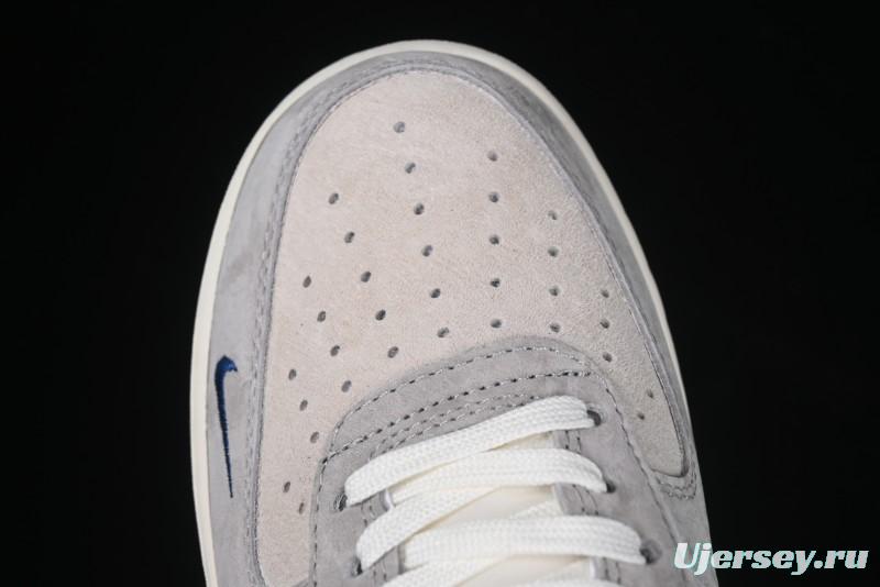 Nike Air Force 1 '07 Low Dior Collaboration Grey Blue Ghost Face Casual Sneakers - KK1988-044