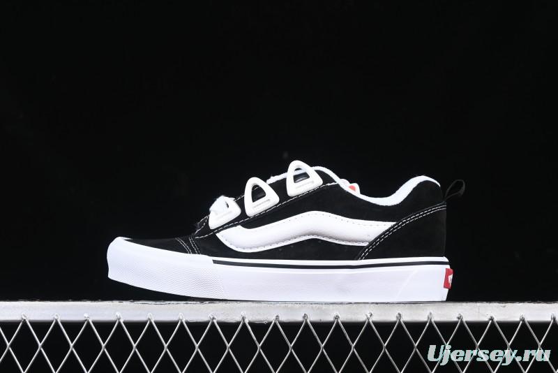 Vans Knu Skool DR Black White New Series Chunky Sneakers - VN000CZUVE9