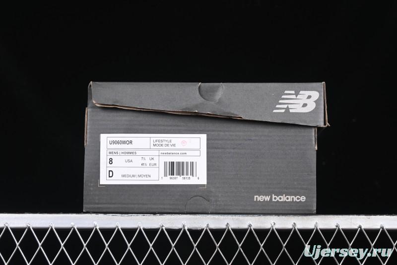 New Balance 9060 Retro Casual Running Shoes with ABZORB Cushioning - U9060WOR