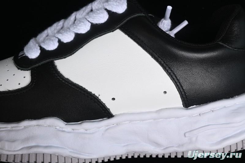 MMY Wayne Original Sole Leather Low Sneaker with Deconstructed Ice Cream Sole - W.E5