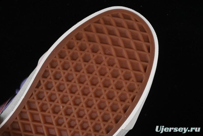 Vans Knu Skool Purple Grape Love Comfortable Fashion Slip-Resistant Wear-Resistant Low-Top Casual Skate Shoes - VN0009QC6BT1