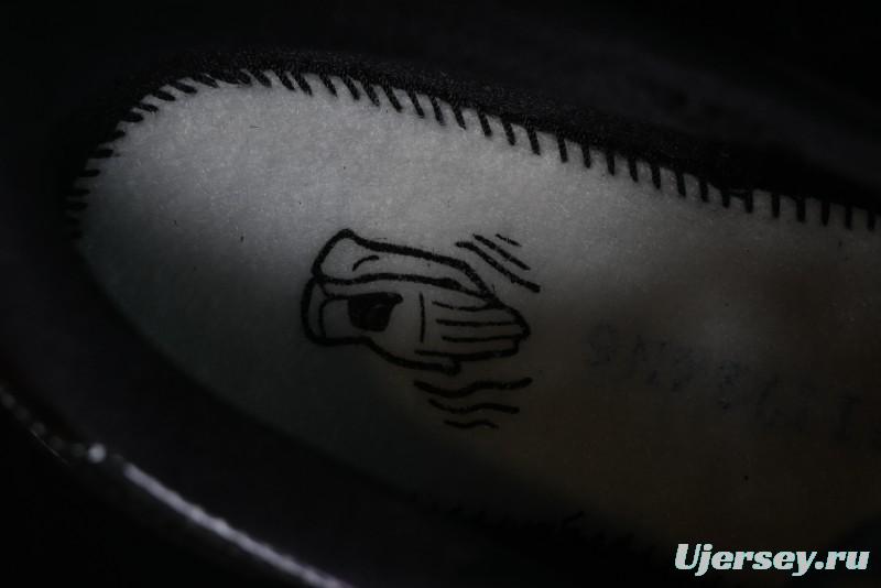 Nike Air Jordan 1 Low Golf AJ1 Golf Shoes with Laser Leather Black Double Hook - FZ4159-100