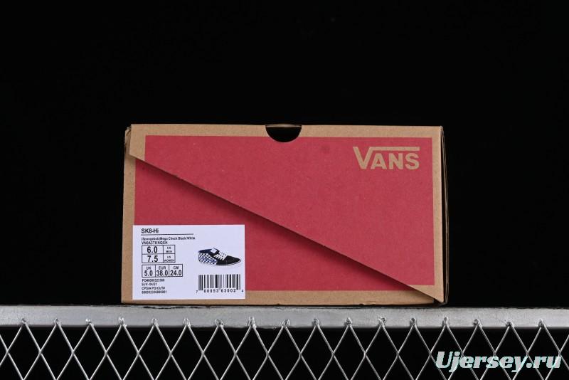 Vans SK8-Mid x Liberaiders Origami Checkerboard Mid-Top Casual Skate Shoes - VN0A3TKNQXH