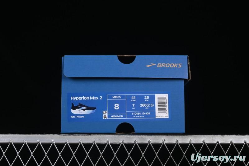 Brooks Hyperion Max 2 Cushioned Racing Marathon Running Shoes - 1104341D405