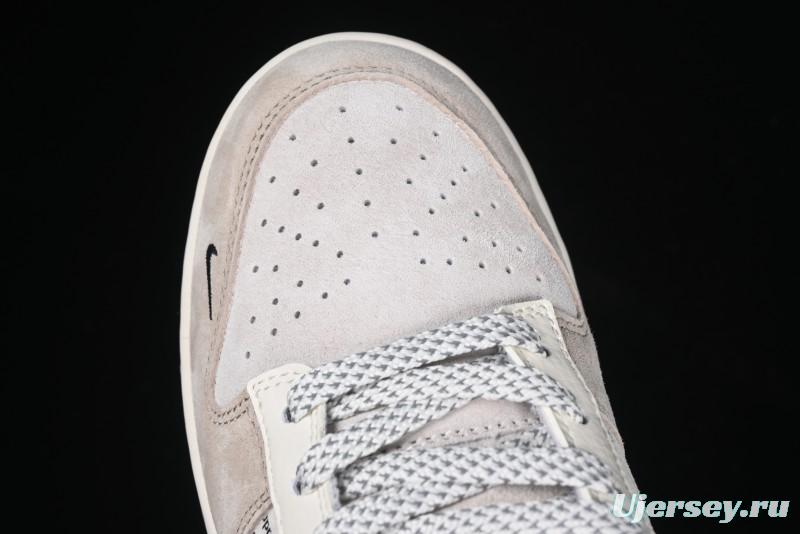 Nike SB Dunk Low Supreme Collaboration - Beige Brown Anniversary High-End Custom Low-Top Casual Skate Shoes - XS1086-003