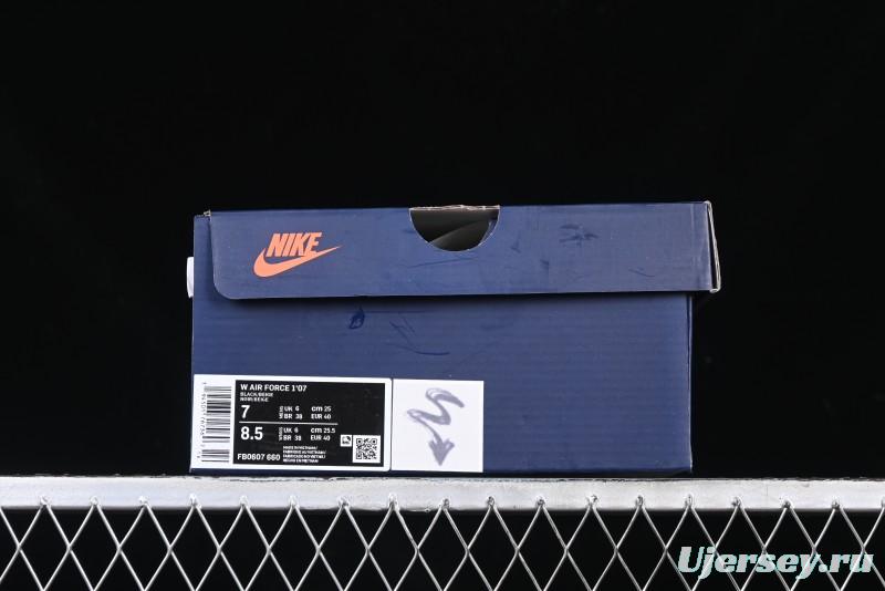 Nike Air Force 1 '07 Low "Black Jeans" Graffiti Casual Sneakers - FB0607-660