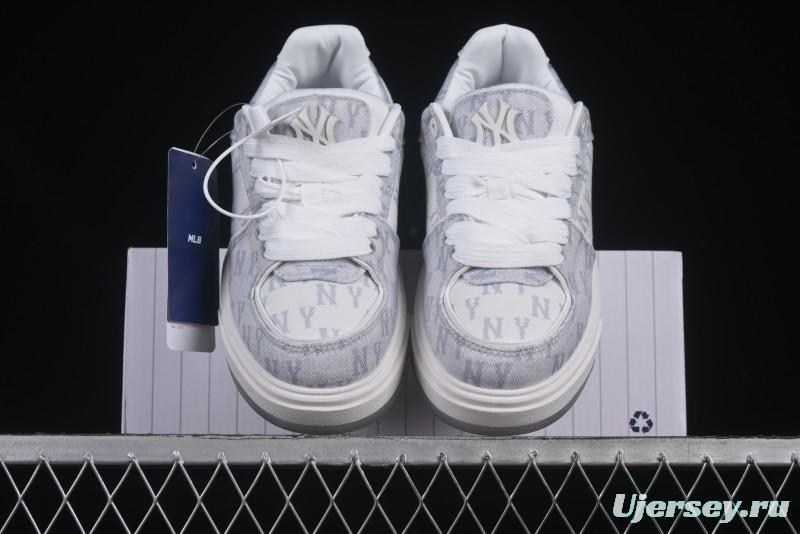 New York Yankees Chunky Liner Mid Denim Monogram Platform Sandals - 3ASXD065N50GRS