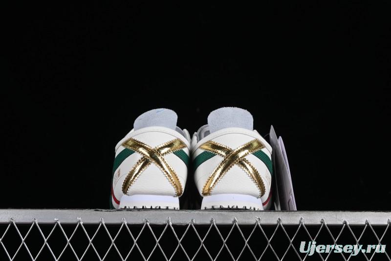 Onitsuka Tiger Mexico 66 Low-Top Leather Sneakers for Casual Running - 1183B511-200