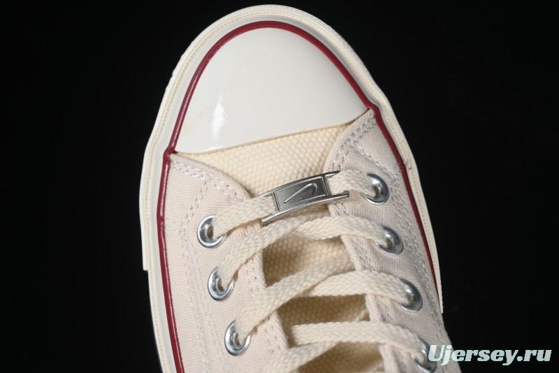 A Ma Maniere x Nike x Converse Chuck 70 High Top Sneakers with Leather and Velvet Swoosh Logo - A13388C