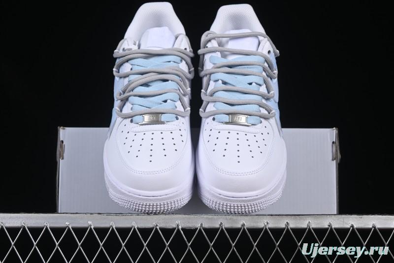 Nike Air Force 1 '07 Low Blue Storm Casual Sneakers - YY2024-626