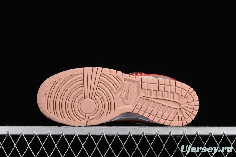 Nike Dunk Low SB Christmas Gift Strawberry Cake Casual Sneakers with Dual Laces - DD1503-118